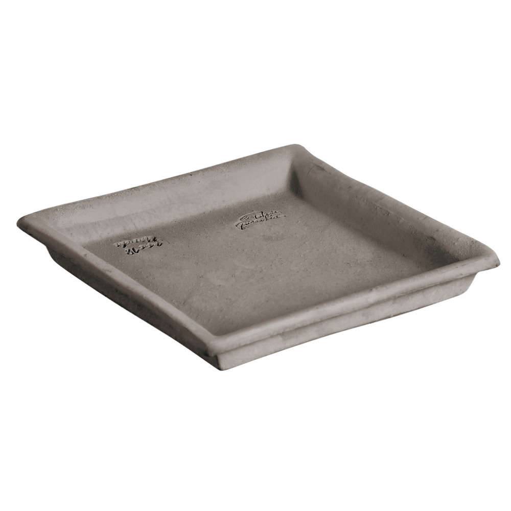 Goicoechea - Soucoupe carrée Terre Cuite Grise – GOICOECHEA - Imagen 2