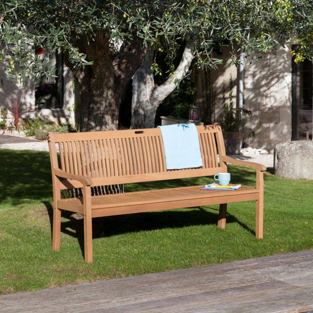 Pro Loisirs - Banc de jardin bois 3 personnes Amadeo - Proloisirs - Image 4