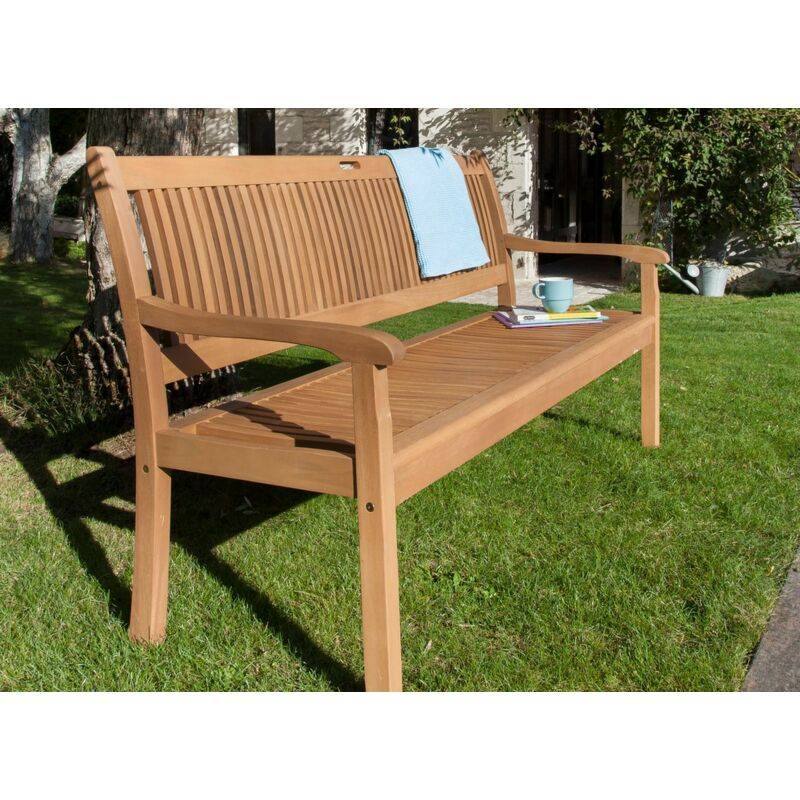 Pro Loisirs - Banc de jardin bois 3 personnes Amadeo - Proloisirs - Image 8