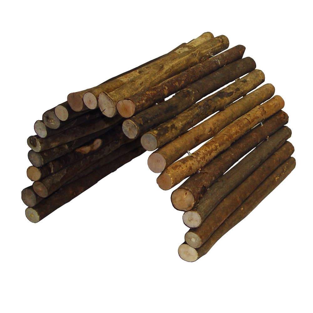 Rongis - Pont flexible pour lapin nain bois naturel 4 crochets – RONGIS - Image 1