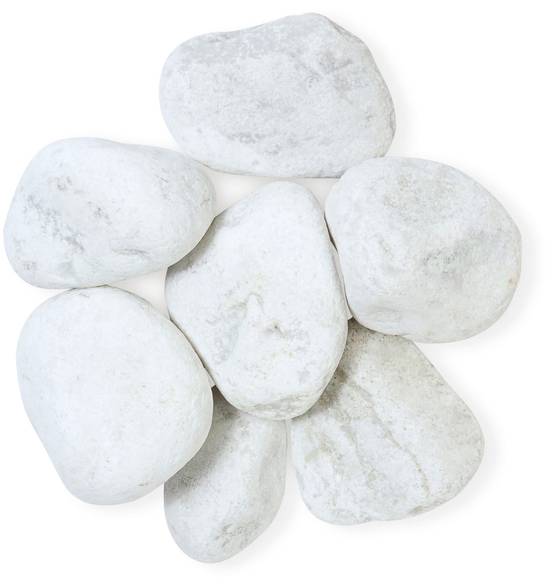 Galets Marbre Carrare Blanc - MINERIALE - Image 1