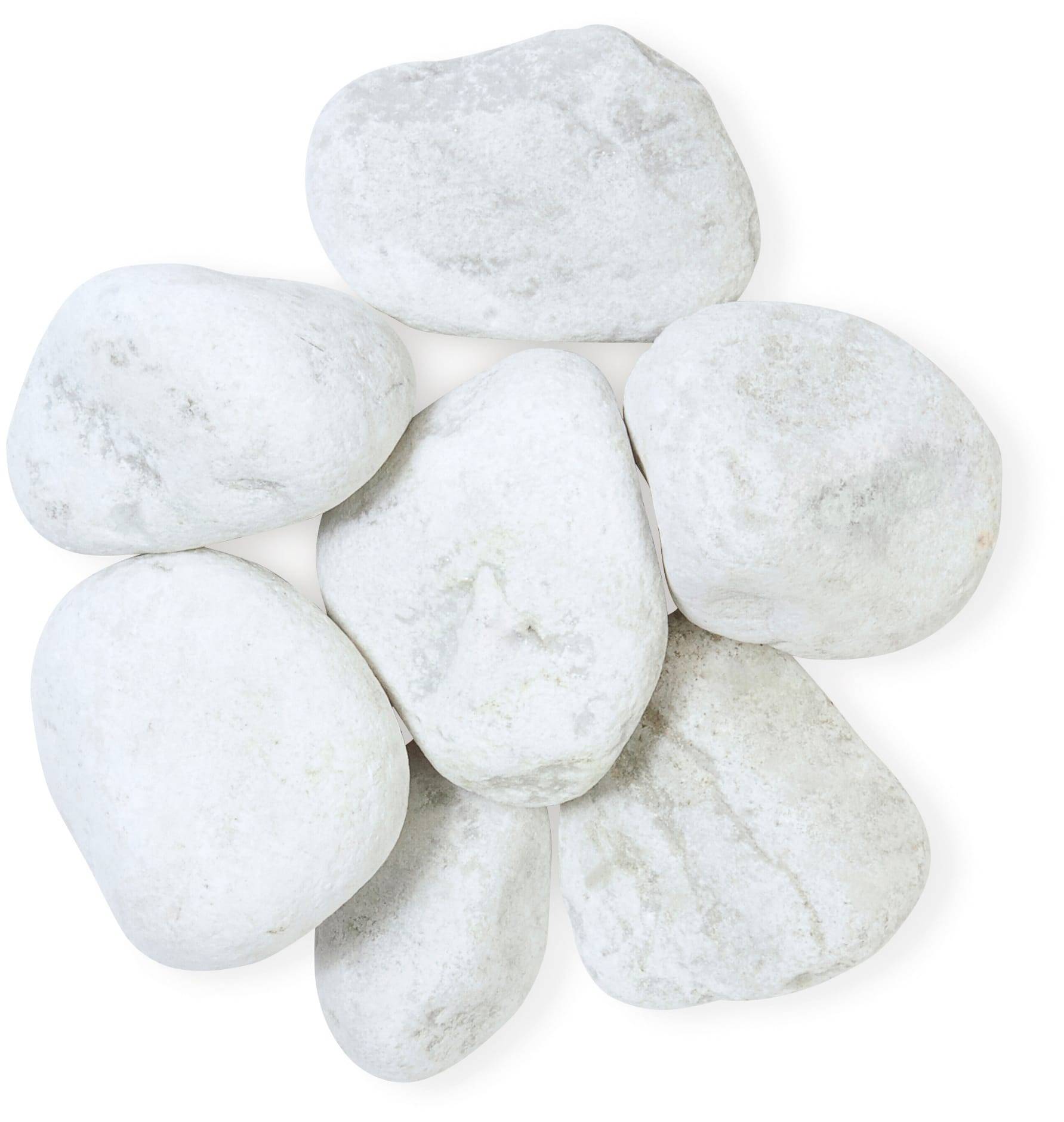 Galets Marbre Carrare Blanc - MINERIALE - Image 1