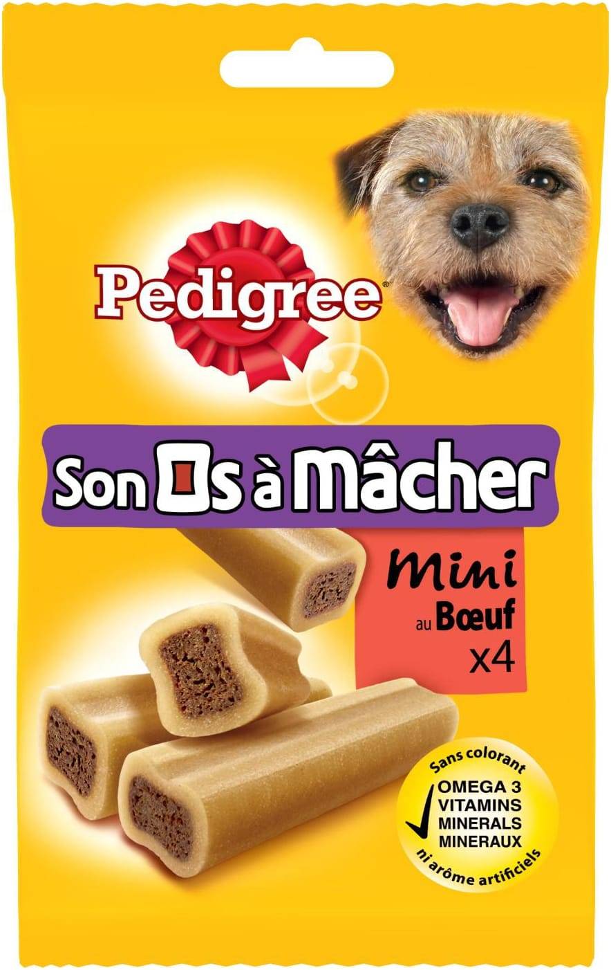 Pedigree - Pedigree Son Os à Mâcher au Bœuf pour petit chien 4 os