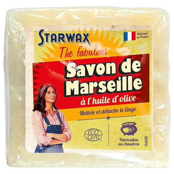 Starwax - SAVON DE MARSEILLE A L'HUILE D'OLIVE 300G - Image 1