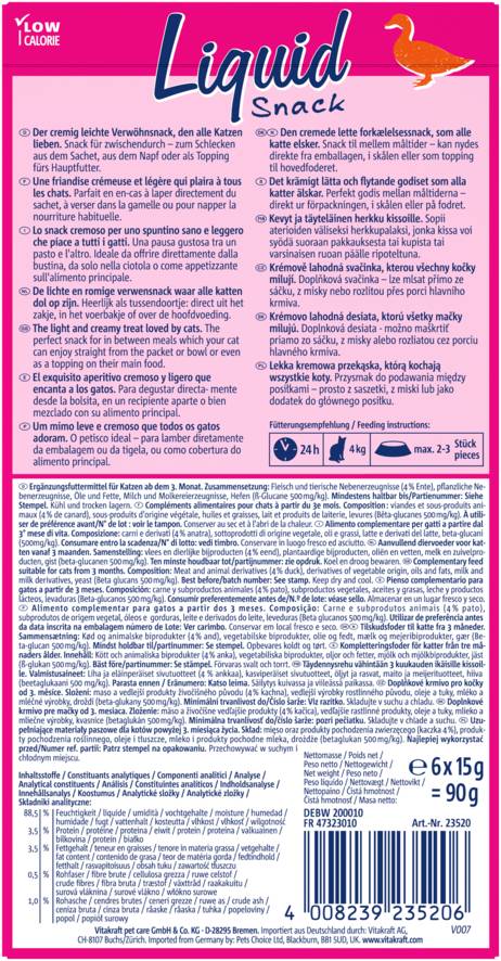 Vitakraft - Friandise liquide canard chat 6 x 15 g VITAKRAFT - Image 3