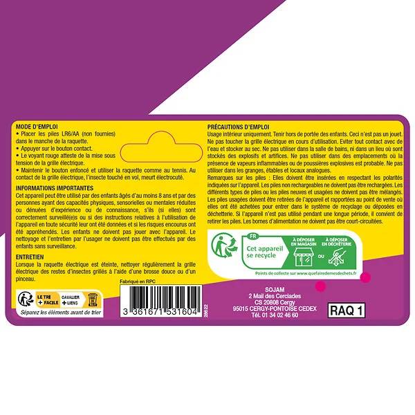 Acto - Raquette Électrique ACTO - Imagen 6