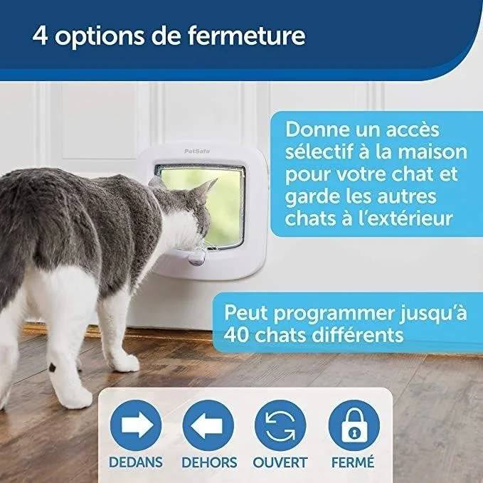 Petsafe - Puerta Staywell® magnética Deluxe 4 posiciones - Blanco - Imagen 3