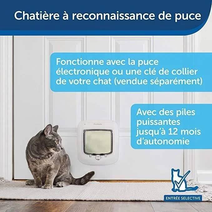 Petsafe - Puerta Staywell® magnética Deluxe 4 posiciones - Blanco - Imagen 8