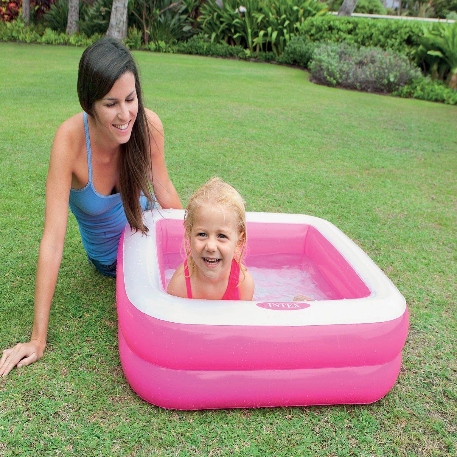 Intex - Piscine Gonflable Carrée Vinyle - INTEX - Imagen 5
