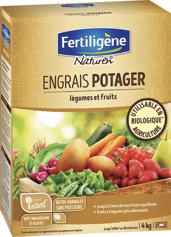 Naturen - Engrais potager organique UAB 4kg - FERTI NAT - Image 1
