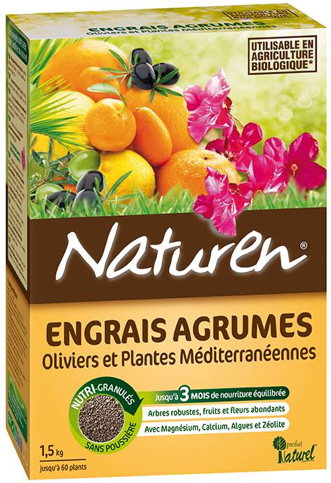Naturen - Engrais Agrumes Plantes Méditerranéennes - NATUREN