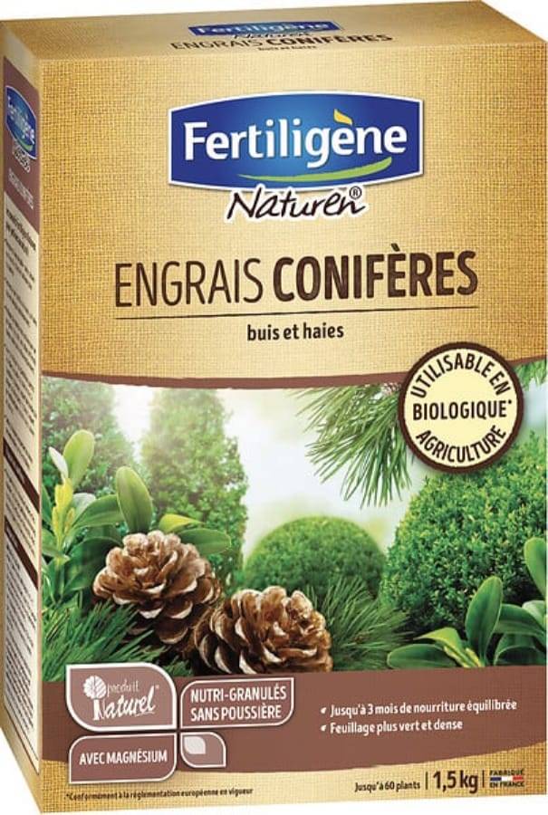 Naturen - Fertilizante coníferas boj fertilizante organo-mineral 1,5 kg – NATUR