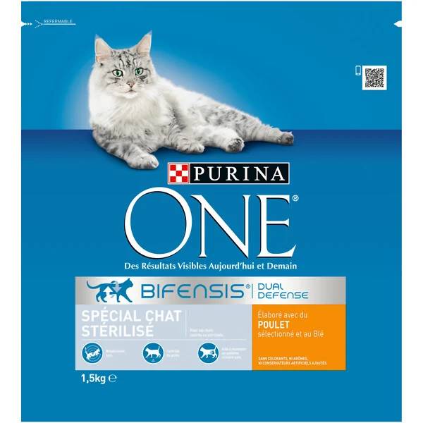 Purina One - Croquettes chat Stérilisé Poulet et Blé 1,5 KG - PURINA ONE - Image 6