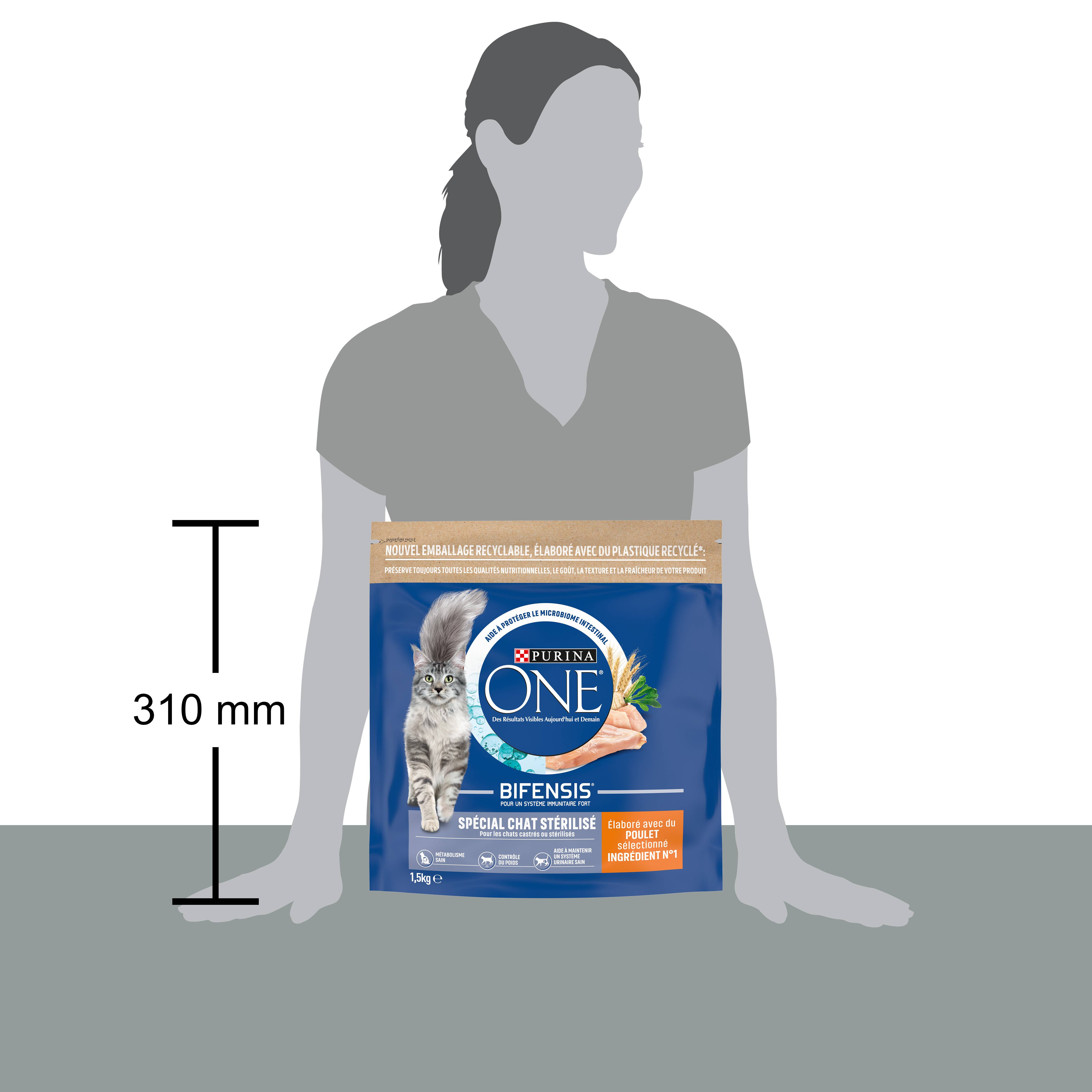 Purina One - Croquettes chat Stérilisé Poulet et Blé 1,5 KG - PURINA ONE - Image 7