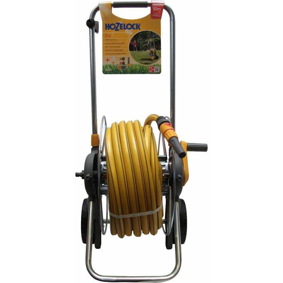 Hozelock - Chariot métal équipé tuyau L. 30m Flexi + Fabriqué en France - HOZELOCK - Imagen 4