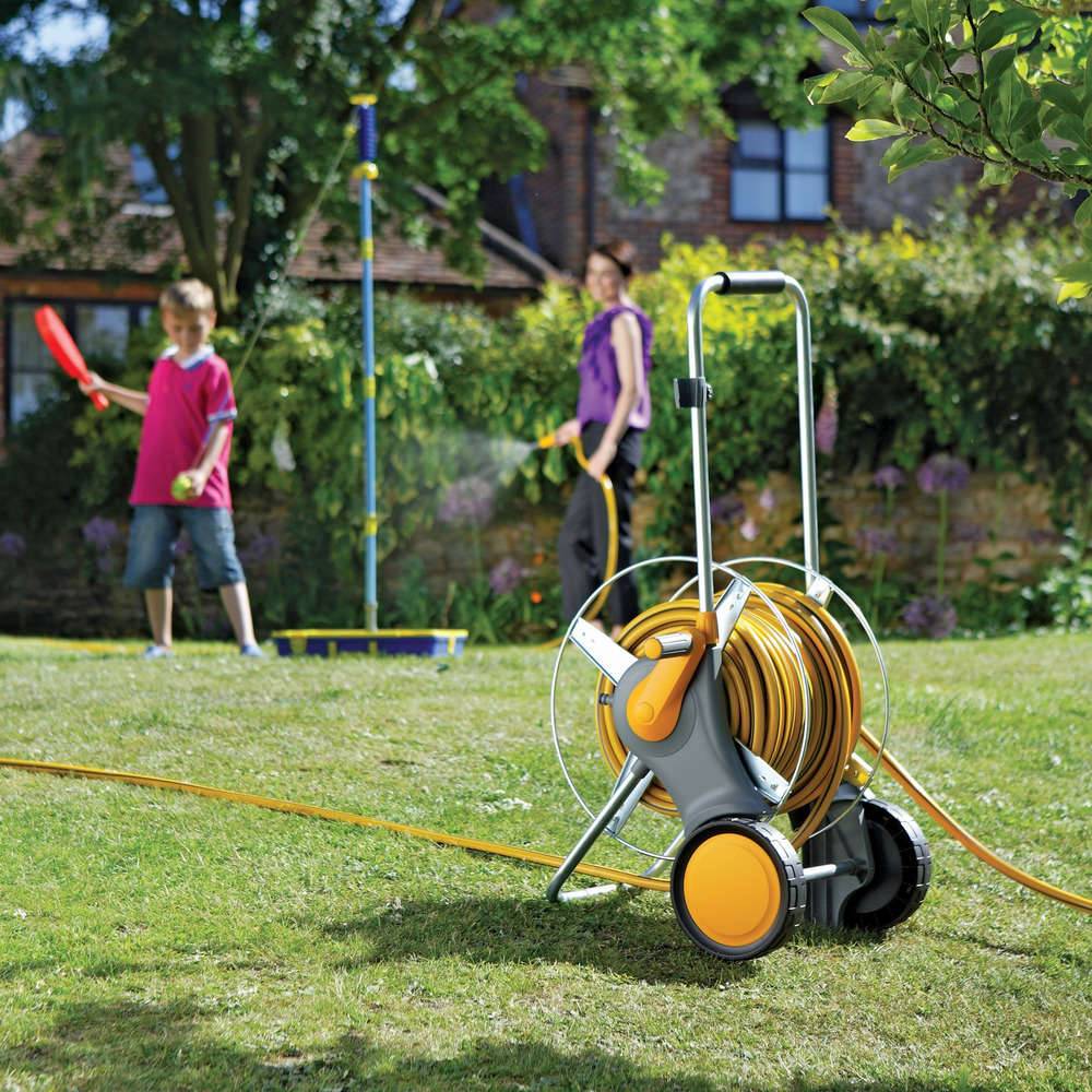 Hozelock - Chariot métal équipé tuyau L. 30m Flexi + Fabriqué en France - HOZELOCK - Imagen 6
