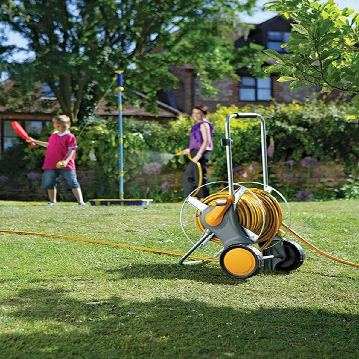 Hozelock - Chariot métal équipé tuyau L. 30m Flexi + Fabriqué en France - HOZELOCK - Imagen 9