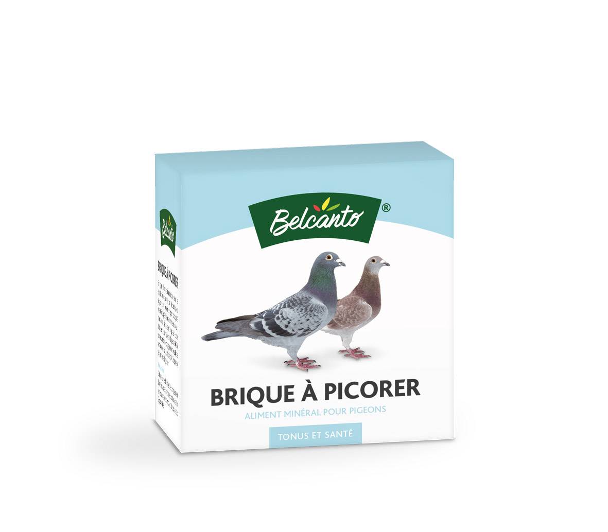 Belcanto - Brique à picorer pour pigeon 400 g - Belcanto
