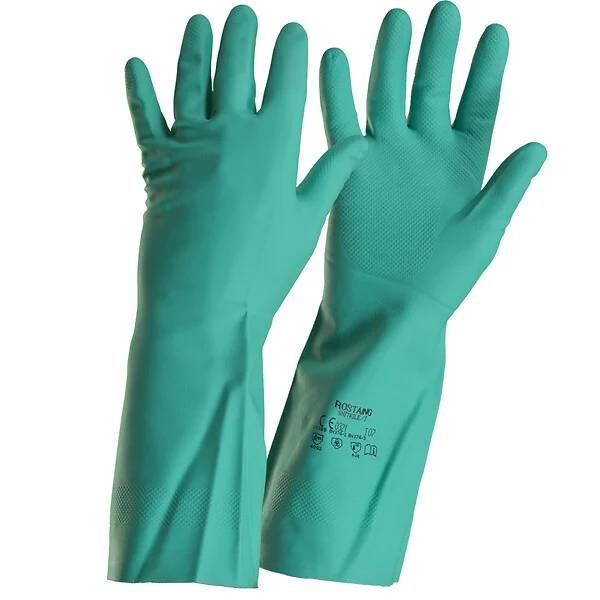 Rostaing - Gant protection chimique Snitrile long imperméable Taille 10 - Image 1
