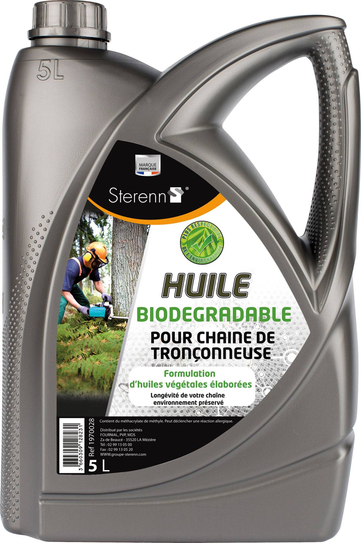 Sterenn - Sterenn - Huile bio pour chaîne de tronçonneuse - 5 L