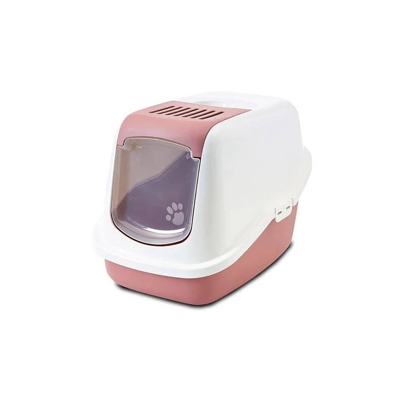 Savic - Maison de toilette Nestor blanc/noir L 56 x l 39 x H 38,5 cm - SAVIC - Image 4