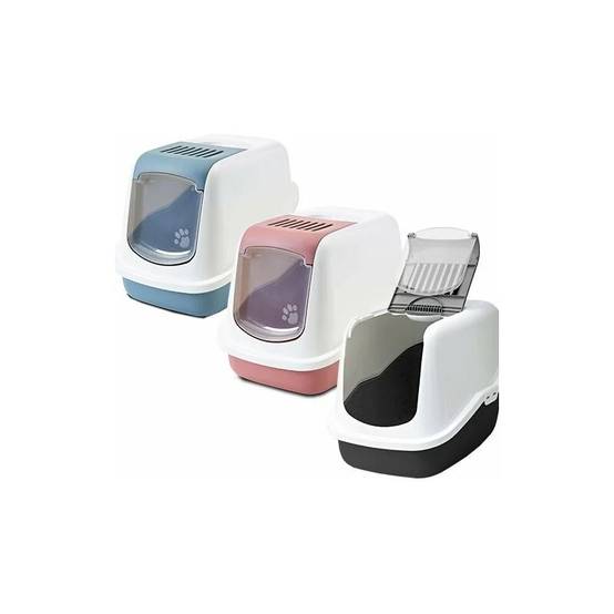 Savic - Maison de toilette Nestor blanc/noir L 56 x l 39 x H 38,5 cm - SAVIC - Image 9