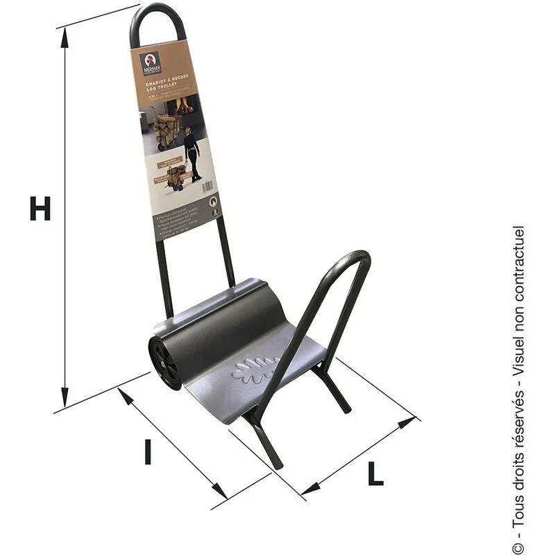 Mermier Jardin - Chariot à Bûches - MERMIER - Imagen 4