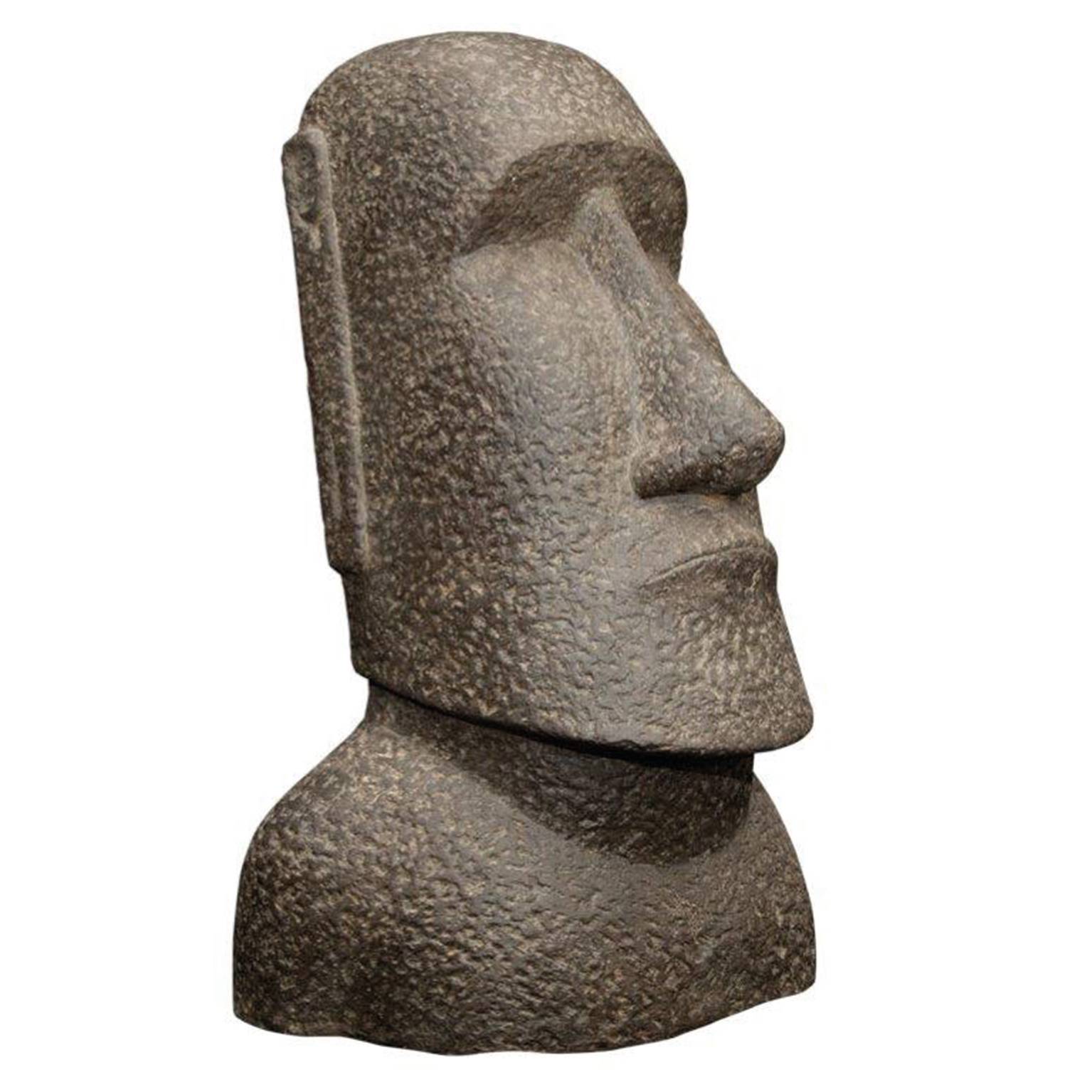 Décoriale - Statue moai L.27 x l.32 x H.40 cm - Imagen 5