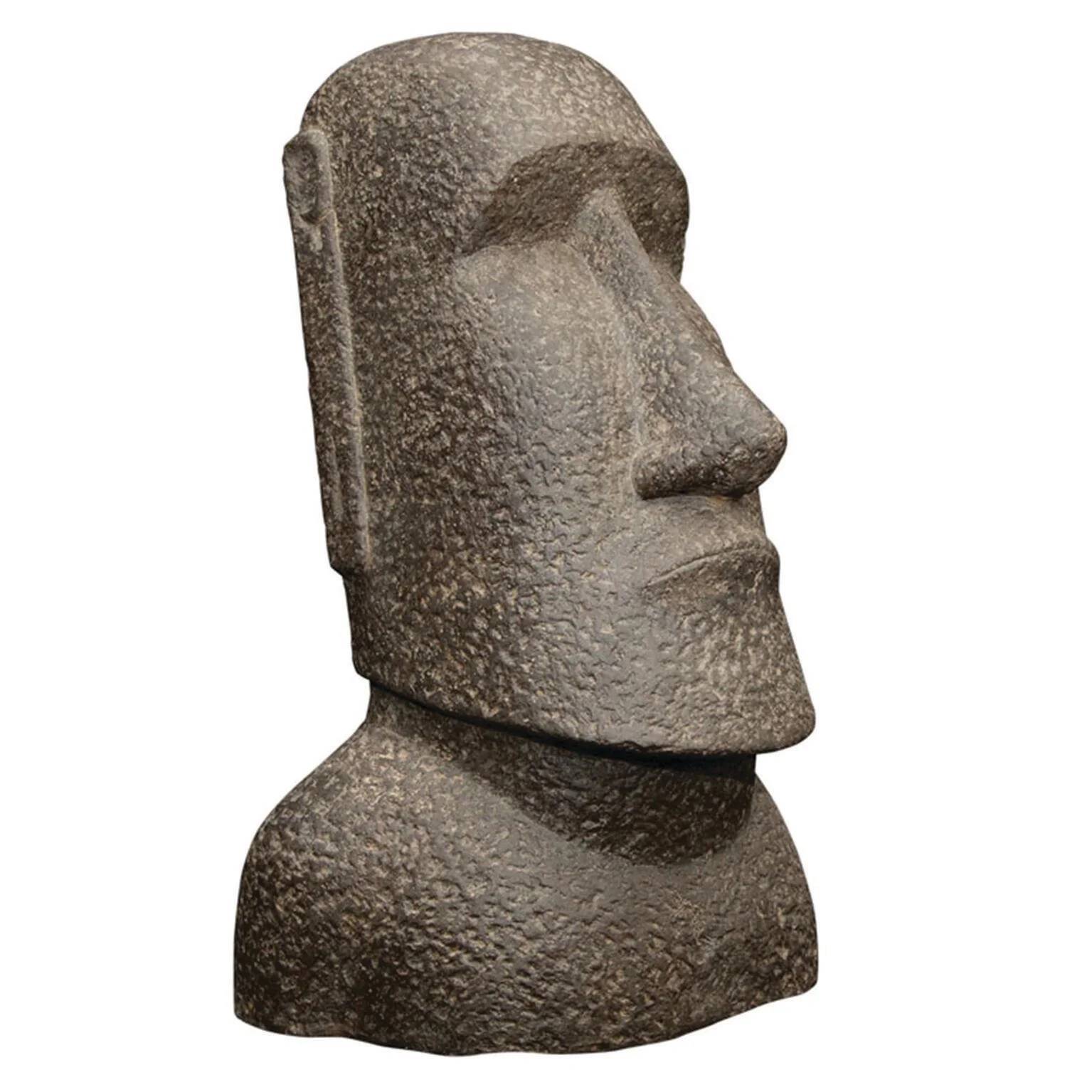 Décoriale - Statue moai L.27 x l.32 x H.40 cm - Imagen 6