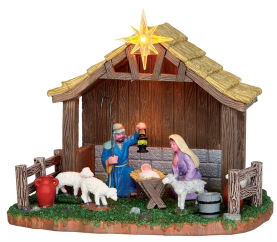 Lemax - Lemax - Scène de la nativité - L.12 x l.17 x H.13 cm - Image 1