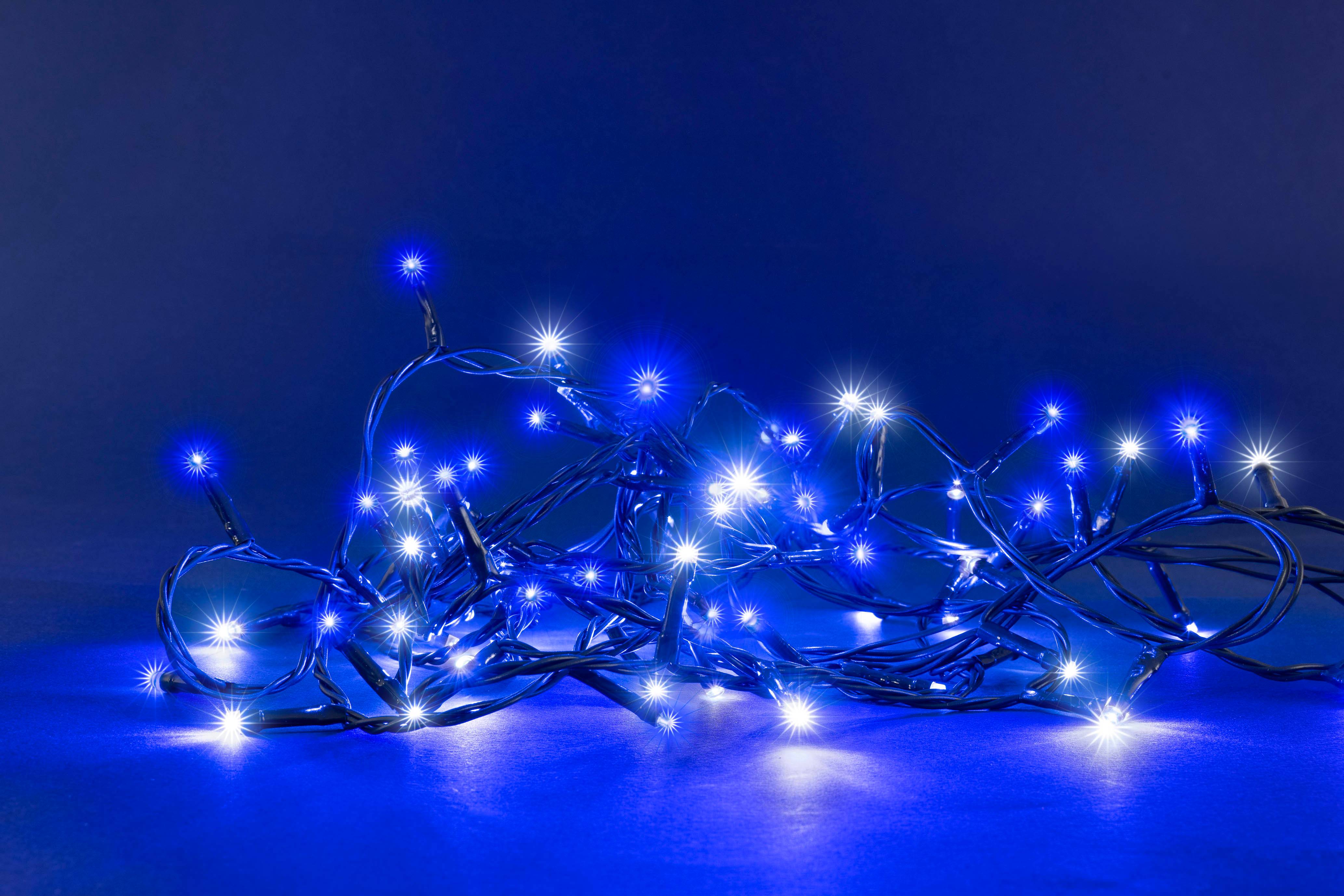 Blachere Illumination - Guirlande LED Bleu et blanc L.8 m - Blachere Illumination - Image 1
