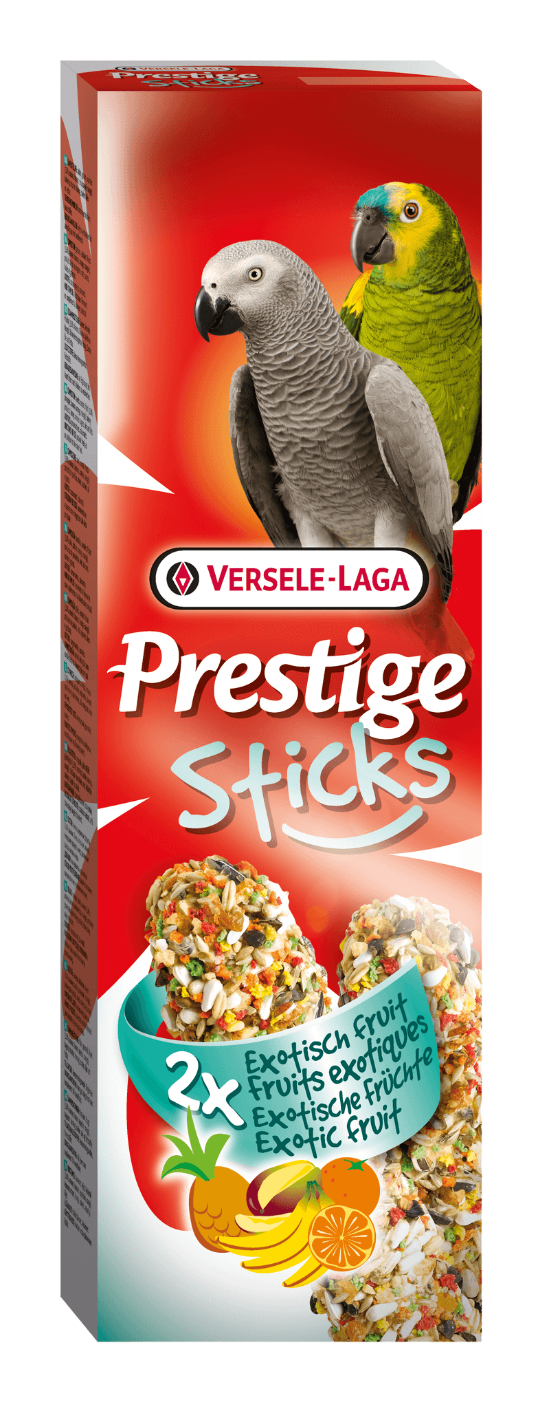 Versele Laga - Prestige Sticks Perroquets Fruits Exotiques 2x70 g