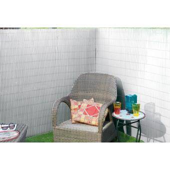 Sicatec - Canisse simple face blanc spécial balcon L300 x H100 cm - Imagen 2