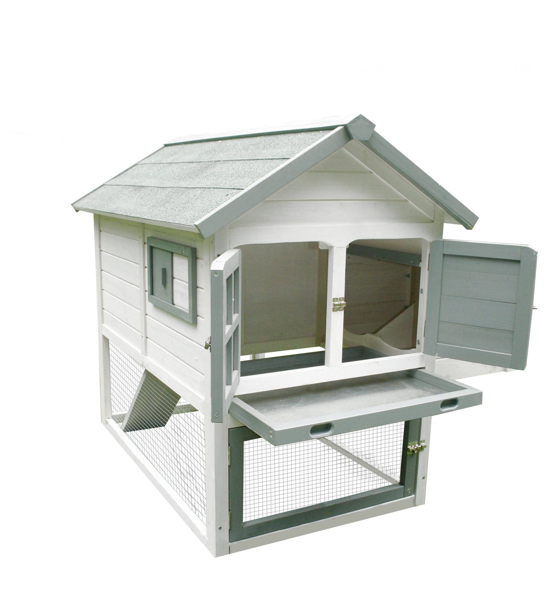 Hamiform - Clapier / Poulailler Home Pretty - L.114 x l.100 x H.105 cm - Image 2