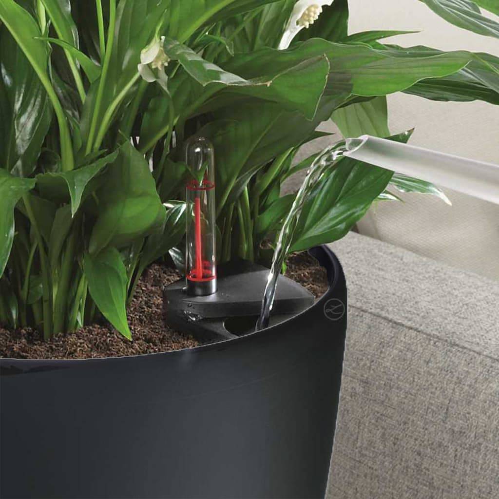 Jardinière Classico LS 28 ALL-IN-ONE plastique charbon métallisé Ø28xH.26 cm - Lechuza - Imagen 11