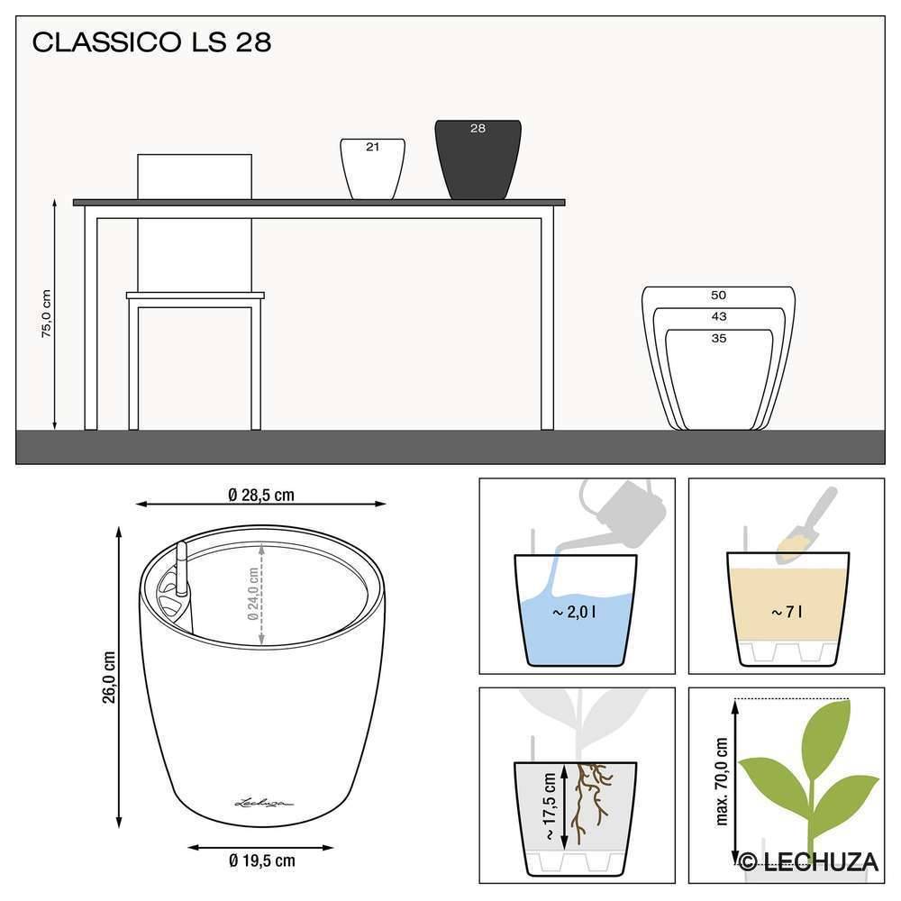 Lechuza - Maceta Classico Premium - LECHUZA - Imagen 7