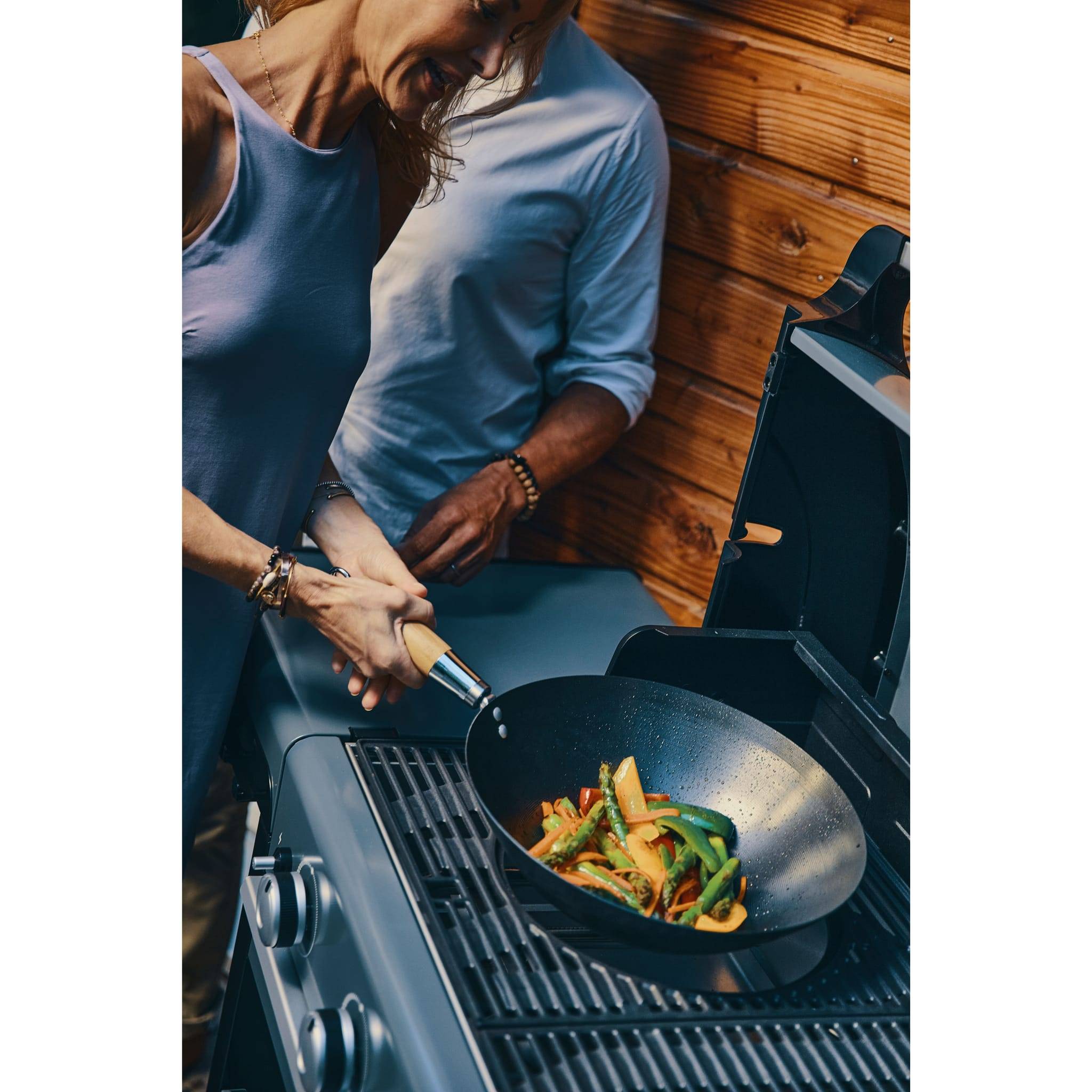 Campingaz - Wok barbecue acier antiadhésif 30 cm CAMPINGAZ - Image 2