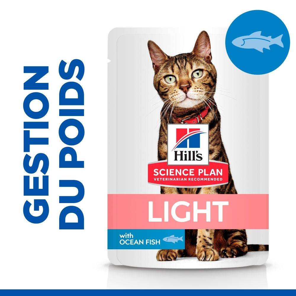 Science plan - Chat Adult light MP Poul&Poiss 12x85g - Image 2