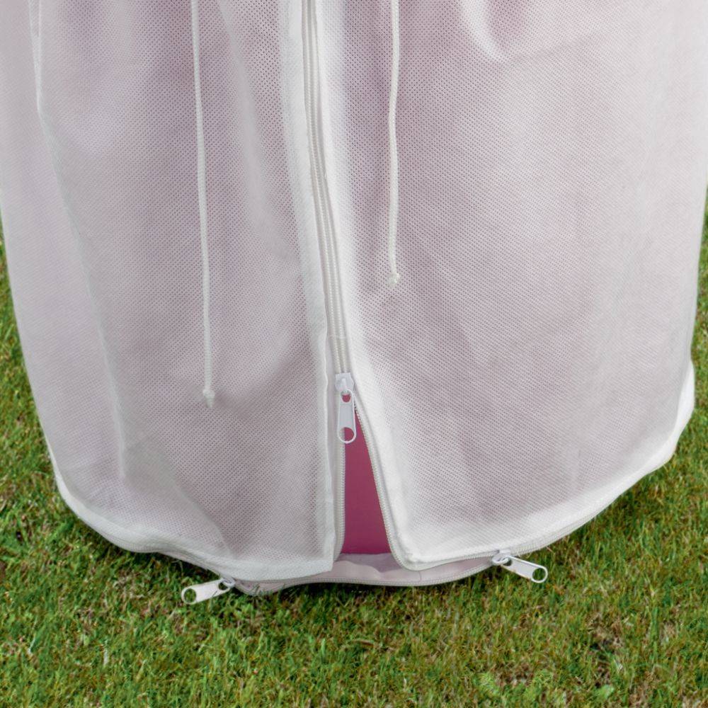 Nortène - Housse d'hivernage zippée Maxizip Ø0,50 x H.2 m 100 g/m² - Nortène - Imagen 4