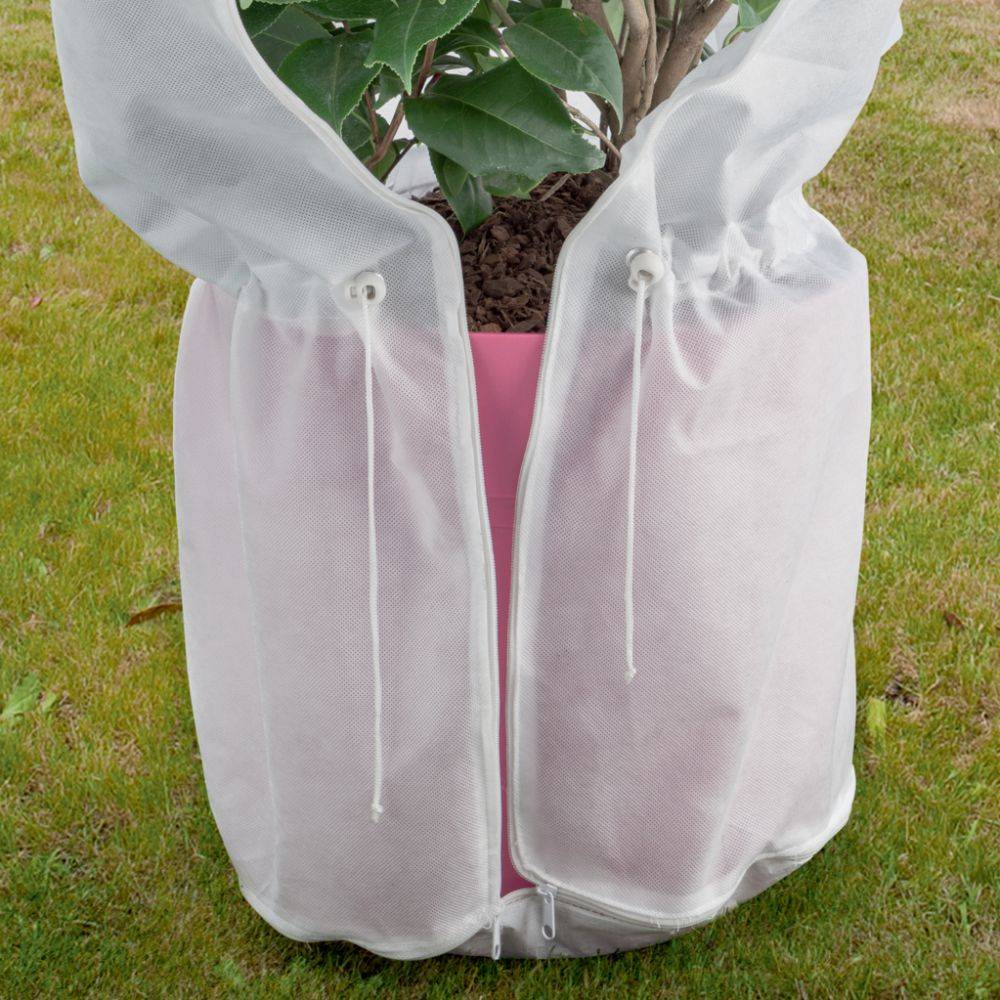 Nortène - Housse d'hivernage zippée Maxizip Ø0,50 x H.2 m 100 g/m² - Nortène - Imagen 3