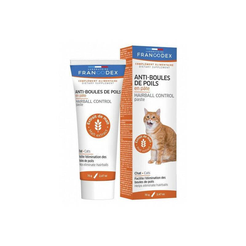 Francodex - Anti-Boules De Poils Pâte Pour Chat - FRANCODEX - Imagen 4