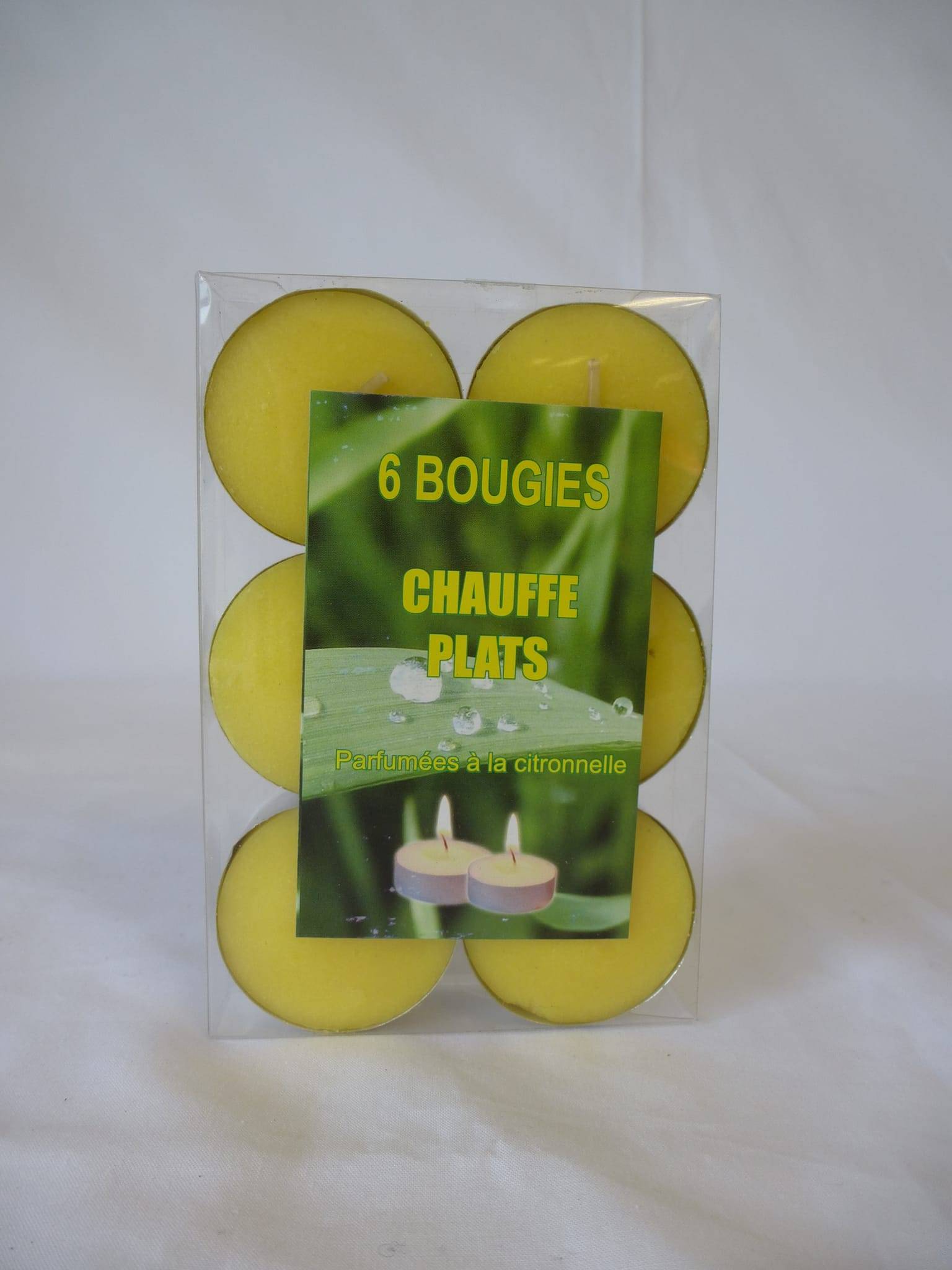 Ciddeco - Ciddeco - Pack de 6 bougies chauffe plat parfum citronnelle - Imagen 3
