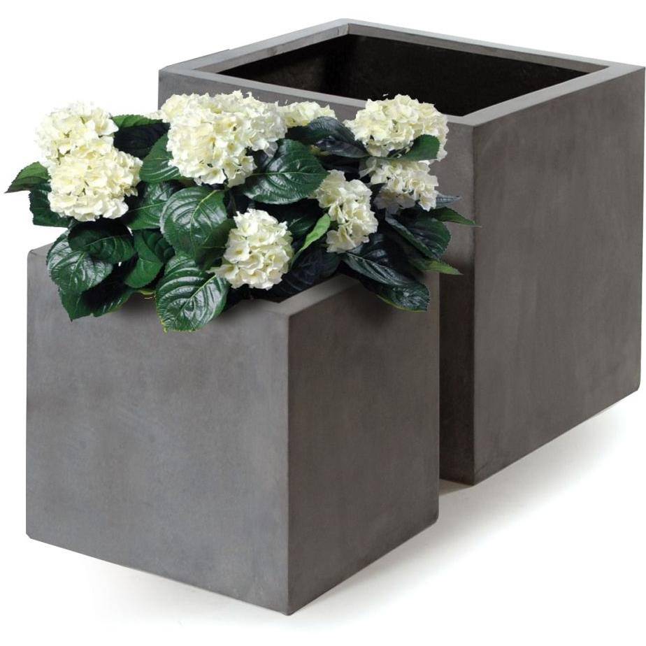 Mega collections - Pot de terre fibre gris - Mega Ceramics - Image 1