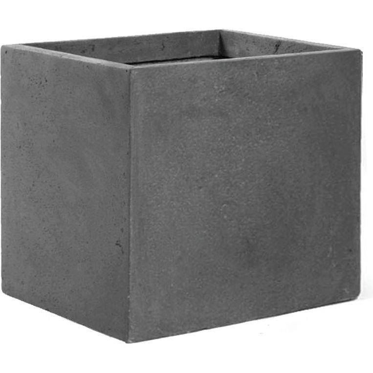 Bac à fleurs fibre de terre L55 H46 cm anthracite - Imagen 5