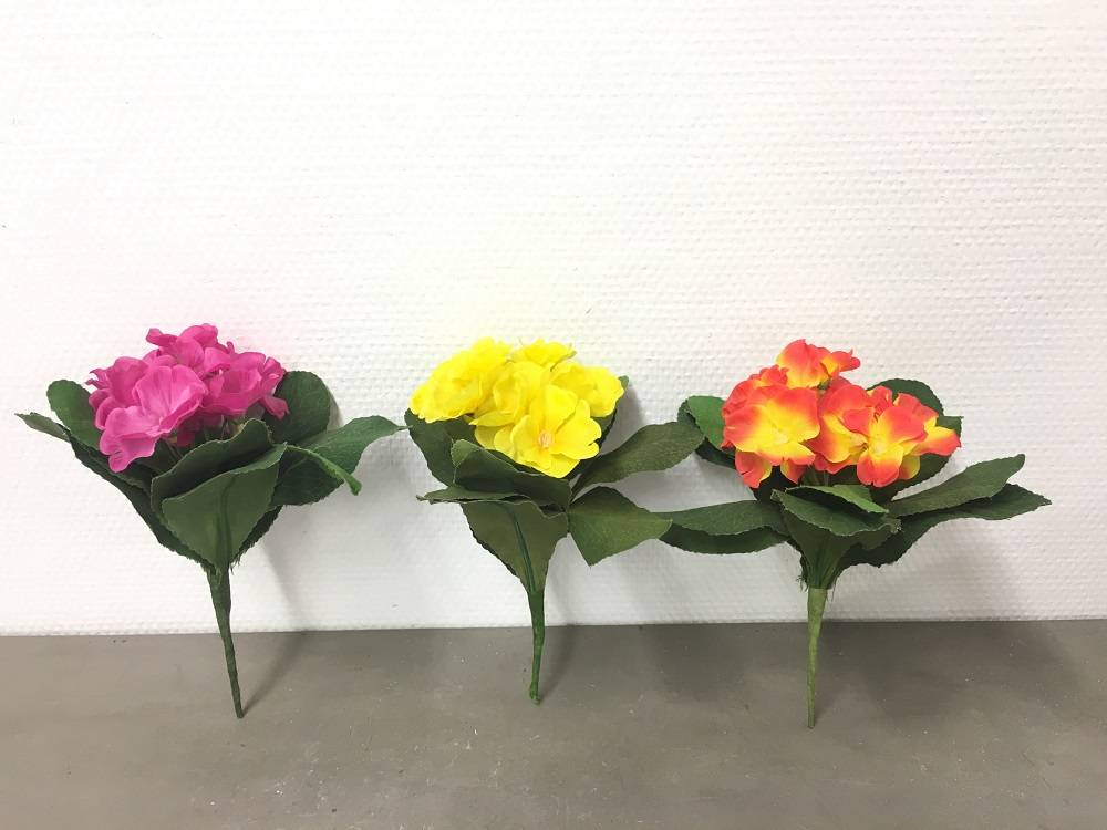 Kalyste - Kalyste - Fleur artificielle Primevère en piquet H.21 cm