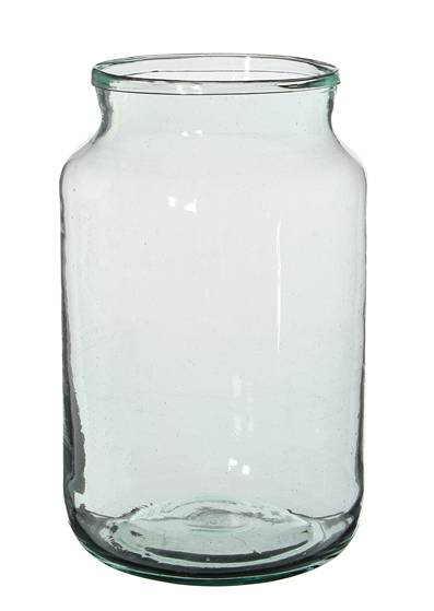 Mica Decorations - Jarrón de vidrio transparente Viena H.30 x Ø 18 cm - Imagen 1