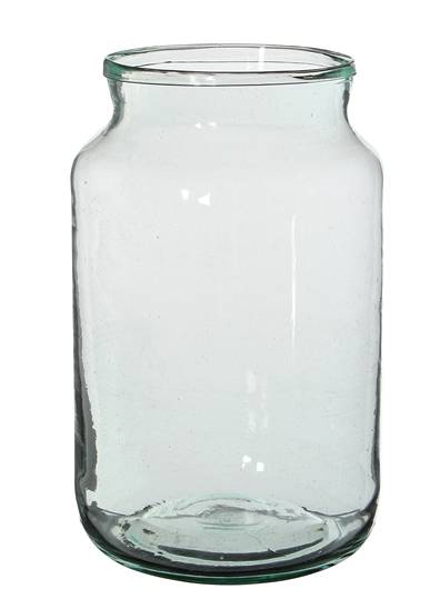 Mica Decorations - Jarrón de vidrio transparente Viena H.30 x Ø 18 cm - Imagen 2