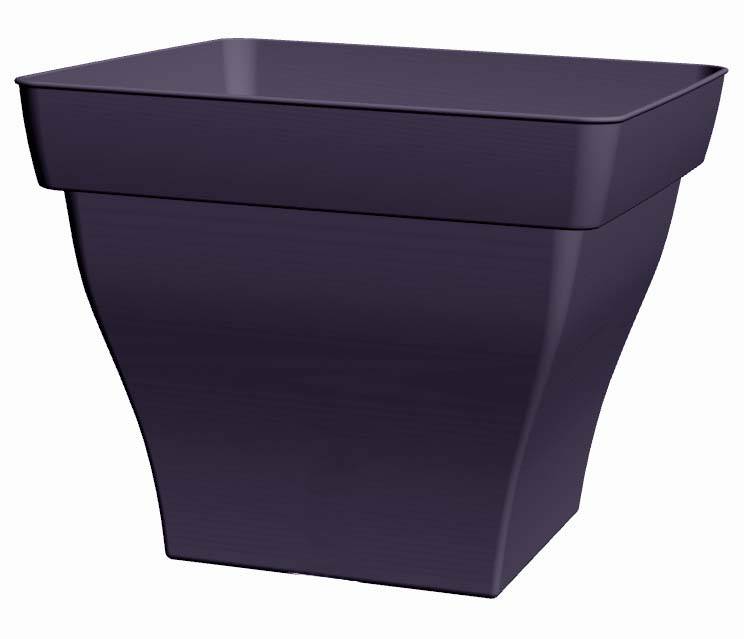 Poetic Bouillard - Poétic - Bac Roméo Carré granite 14L L.31,7 x P.31,7 x H.25,5 cm