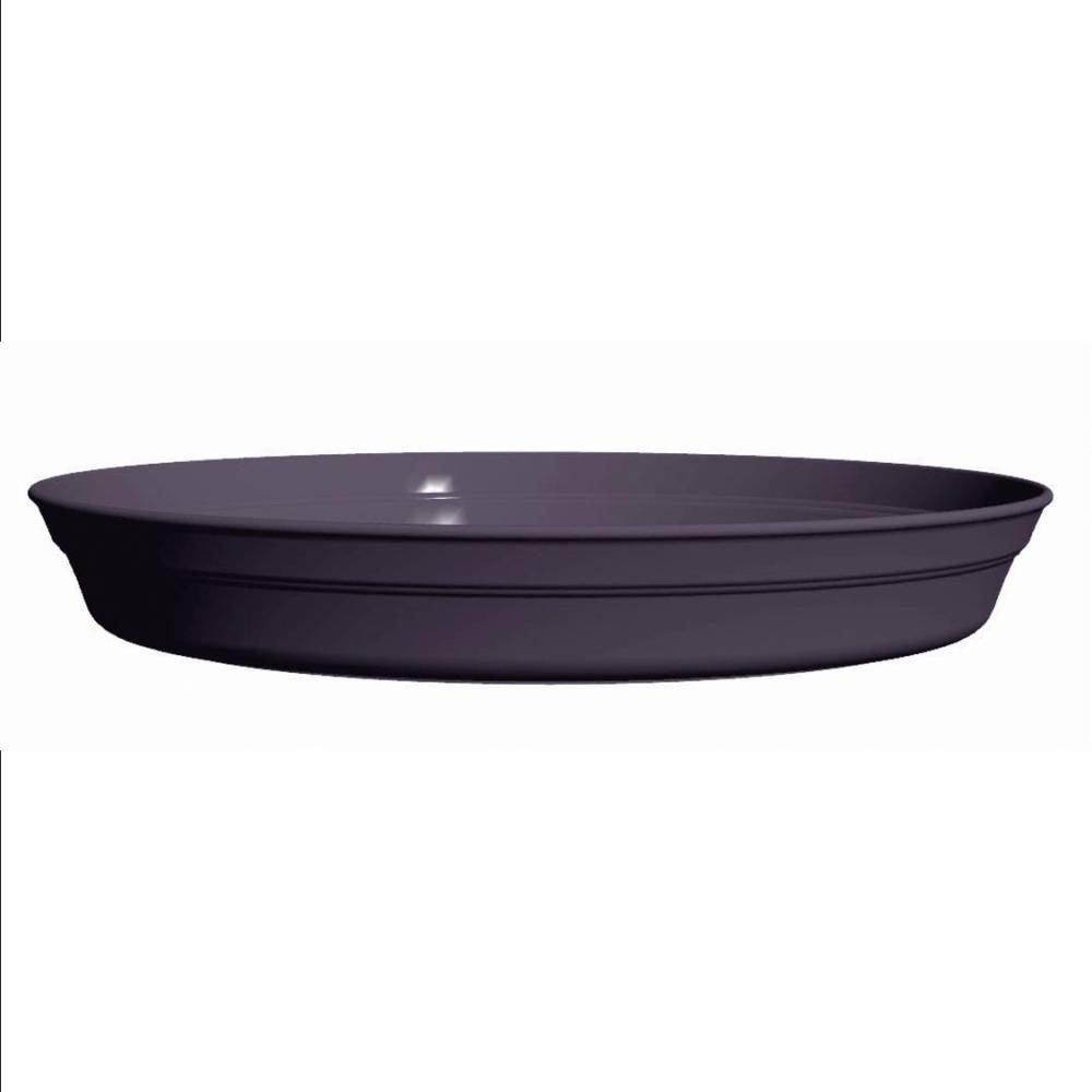 Poétic - Soucoupe Pot Rond Polypropylène Noir Violine - POETIC - Imagen 2