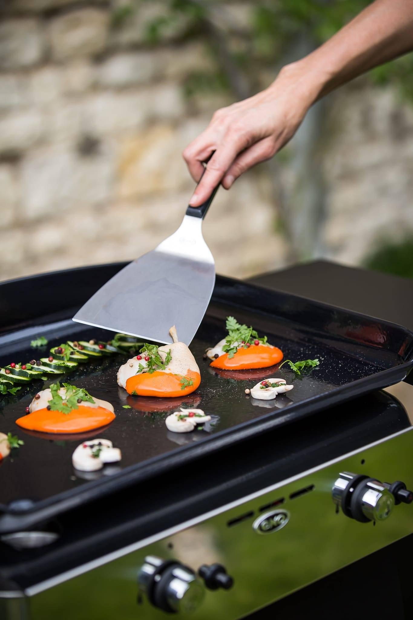 Eno - Spatule courte pour cuisiner à la plancha - L.26 cm - Image 4